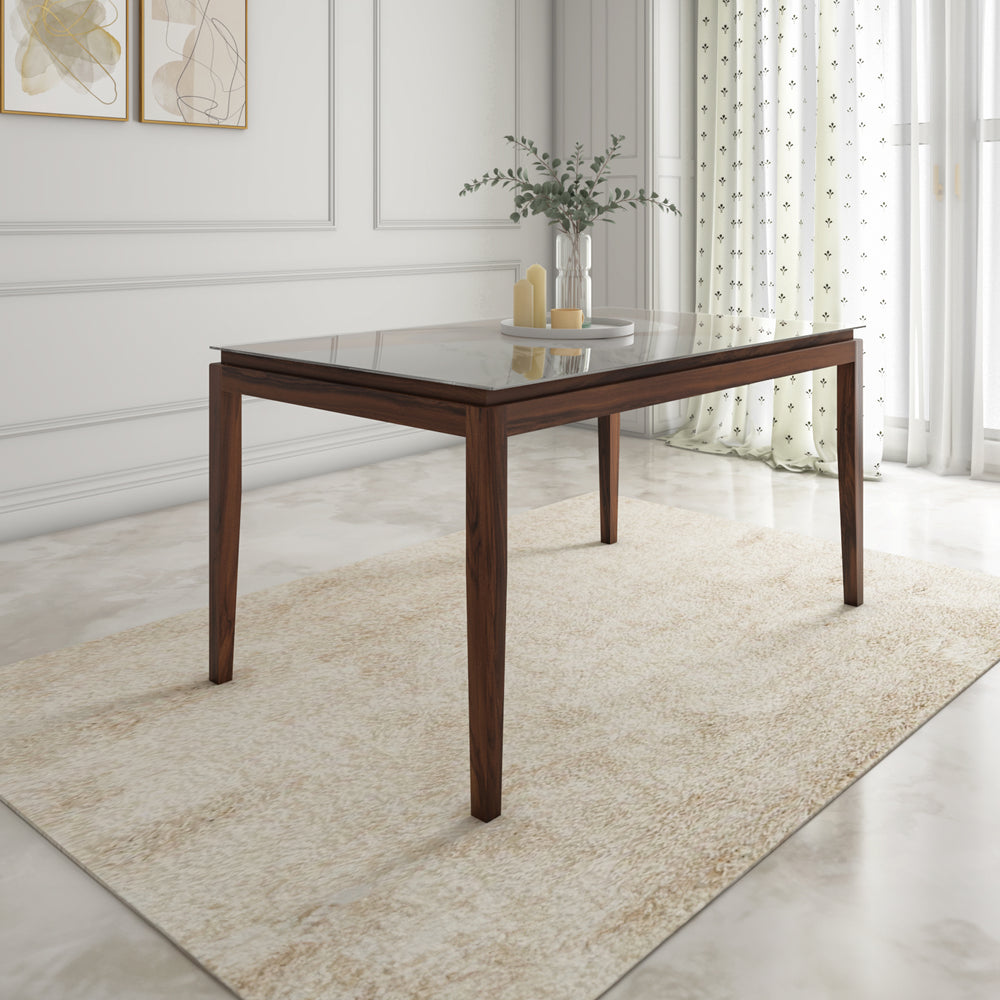 Hampshire 4 Seater Dining Table (Walnut)