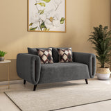 Harper 2 Seater Fabric Sofa- Grey