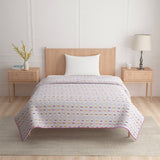 Nilkamal Abstract Printed Cotton Single Bed Dohar (Multicolor)