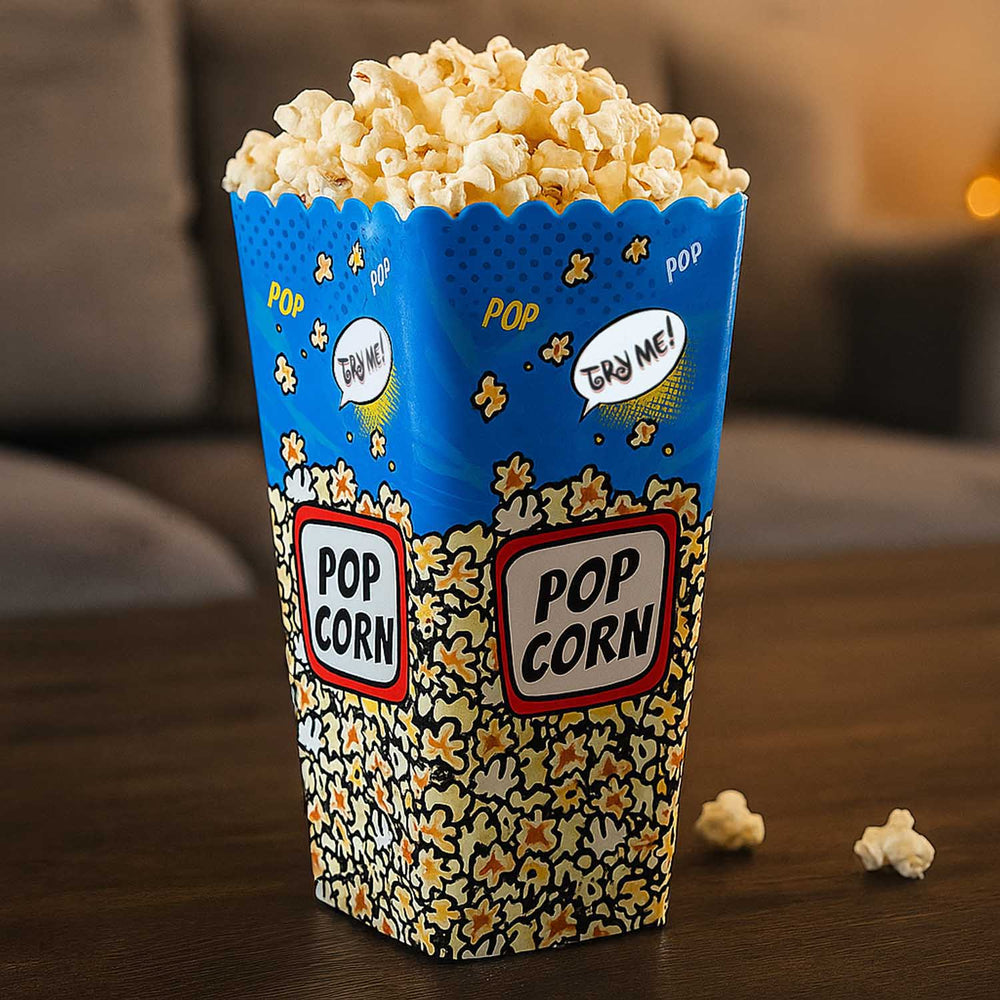 Pop Corn 1200 ml Snack Bowl- Blue