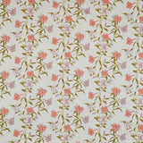Arias by Lara Dutta Floral CVC Satin Single Bedsheet With 1 Pillow Cover (Multicolor)