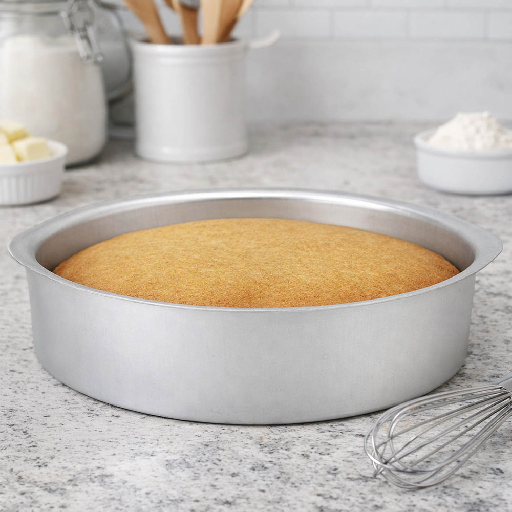 Round Medium Bakeware Cake Mould- Silver