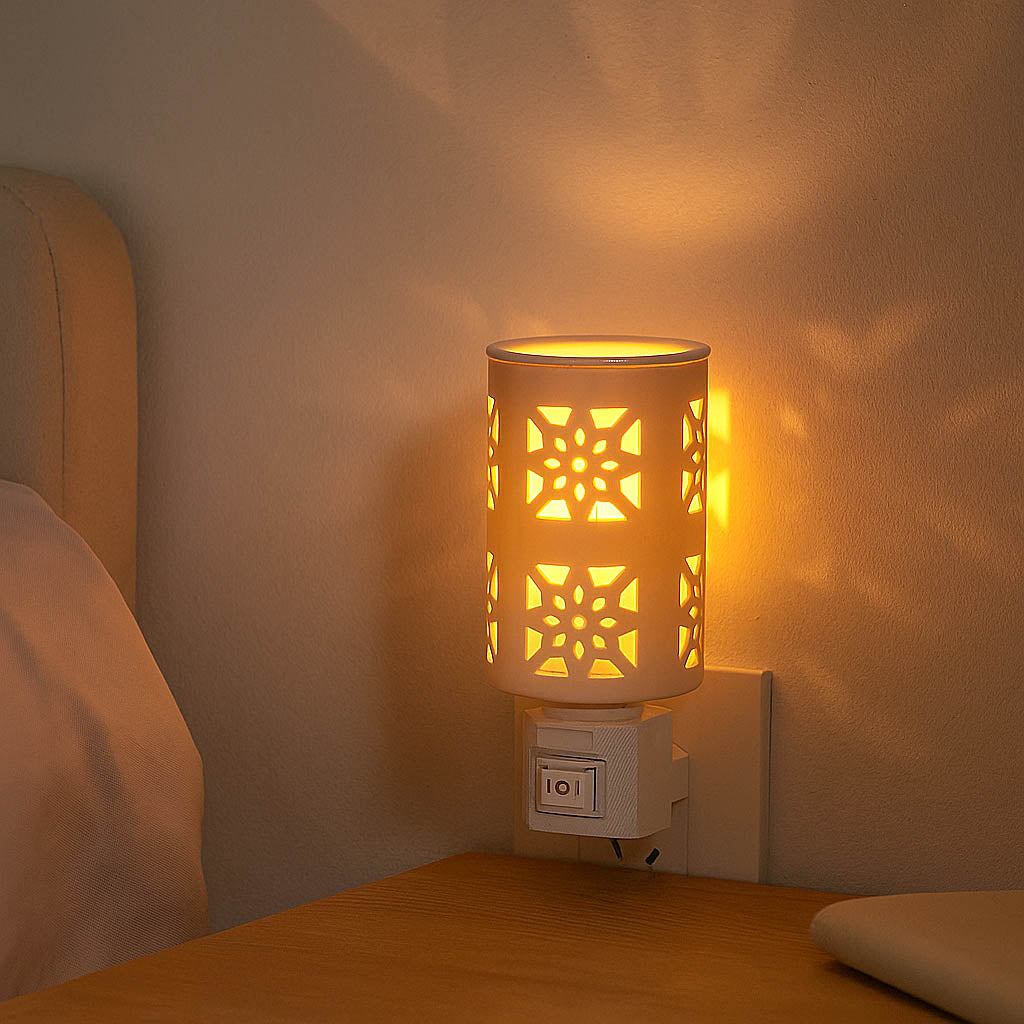Cylindric Electric Plugin Diffuser- White