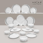 Arias by Lara Dutta Moon Black Fantasy Dinner Set - 33 Pieces