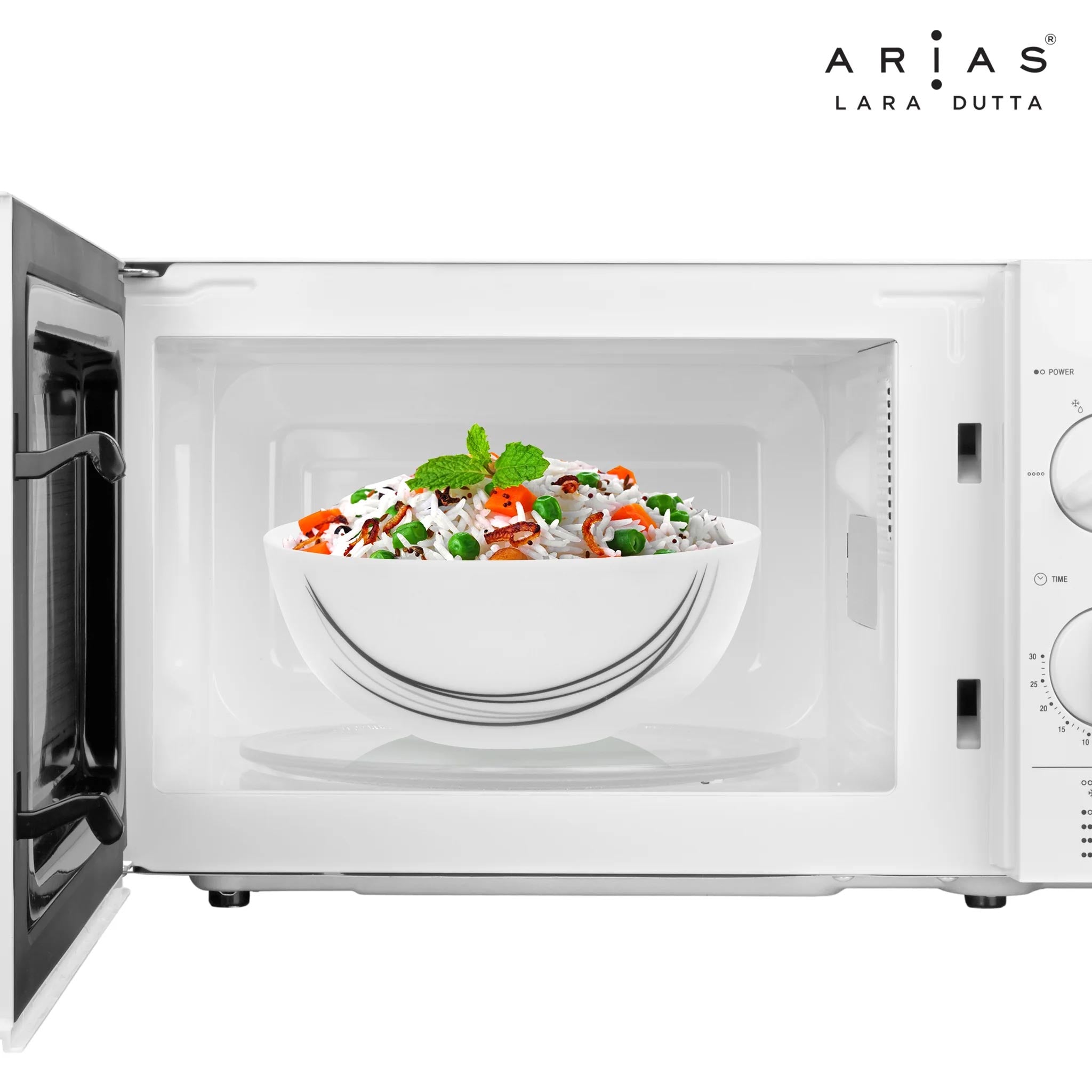 Arias by Lara Dutta Moon Black Fantasy Dinner Set - 14 Pieces