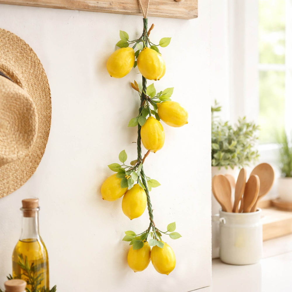 Artificial Lemon Bunch- Yellow