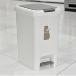 Pedal Press Polypropylene 15 L Dustbin- Grey