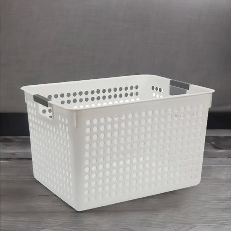 Nilkamal Strong Desk Basket White - 01