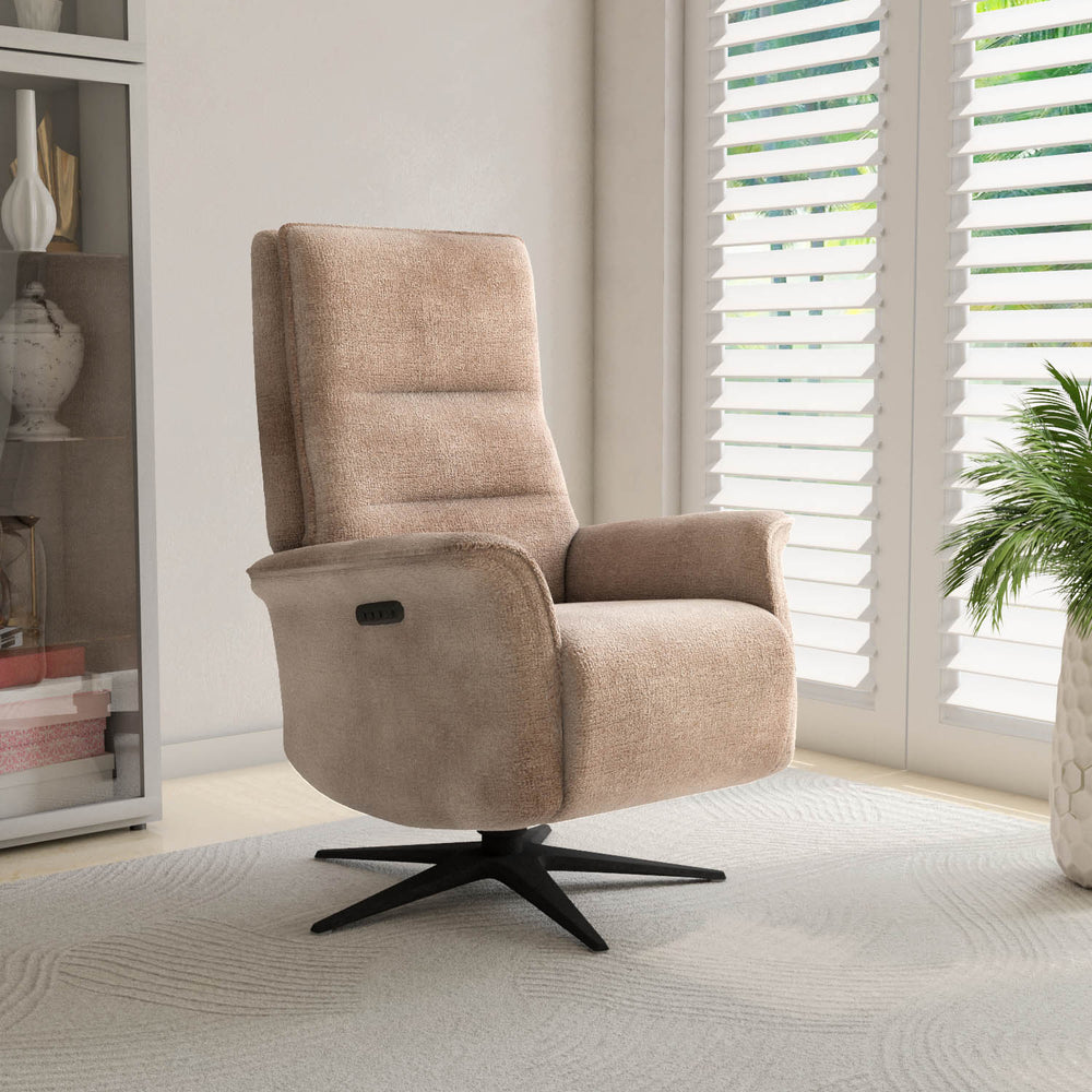 Hover 1 Seater Triple Motor Zero Gravity Electric Recliner- Beige