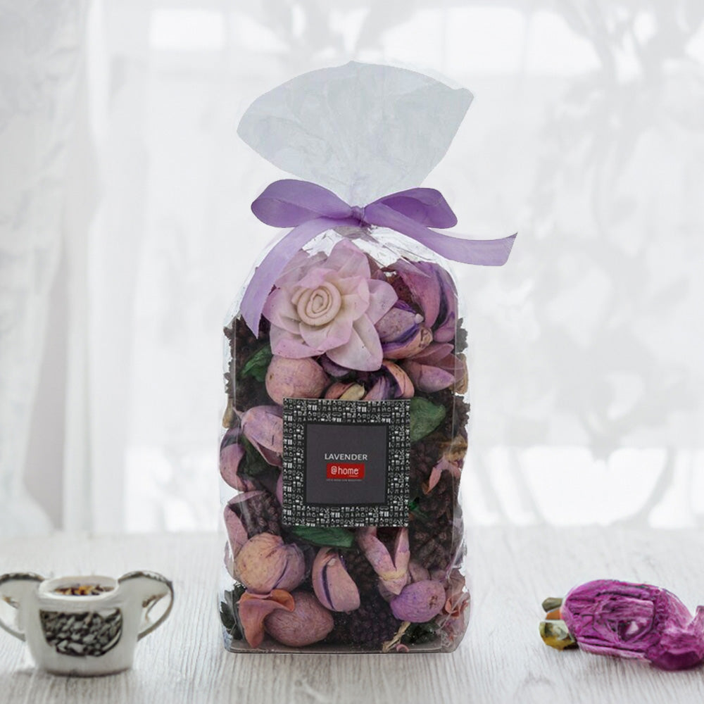 Lavender Fragrance Dried Flowers and Leaves Potpourri Pouch 125 gm- Lilac