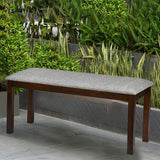 Nilkamal  bella 6 Seater Dining Bench Antique Cherry