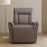Credal 1 Seater Electric Rocker Recliner Sofa- Brown