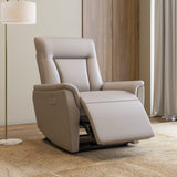 Credal 1 Seater Electric Rocker Recliner Sofa- Mocha