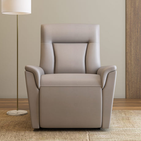 Credal 1 Seater Electric Rocker Recliner Sofa- Mocha