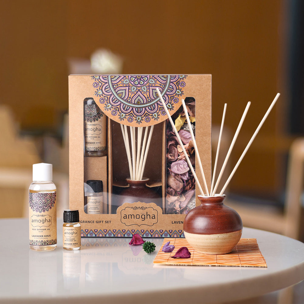 IRIS Amogha Lavender Khus Fragrance Gift Set