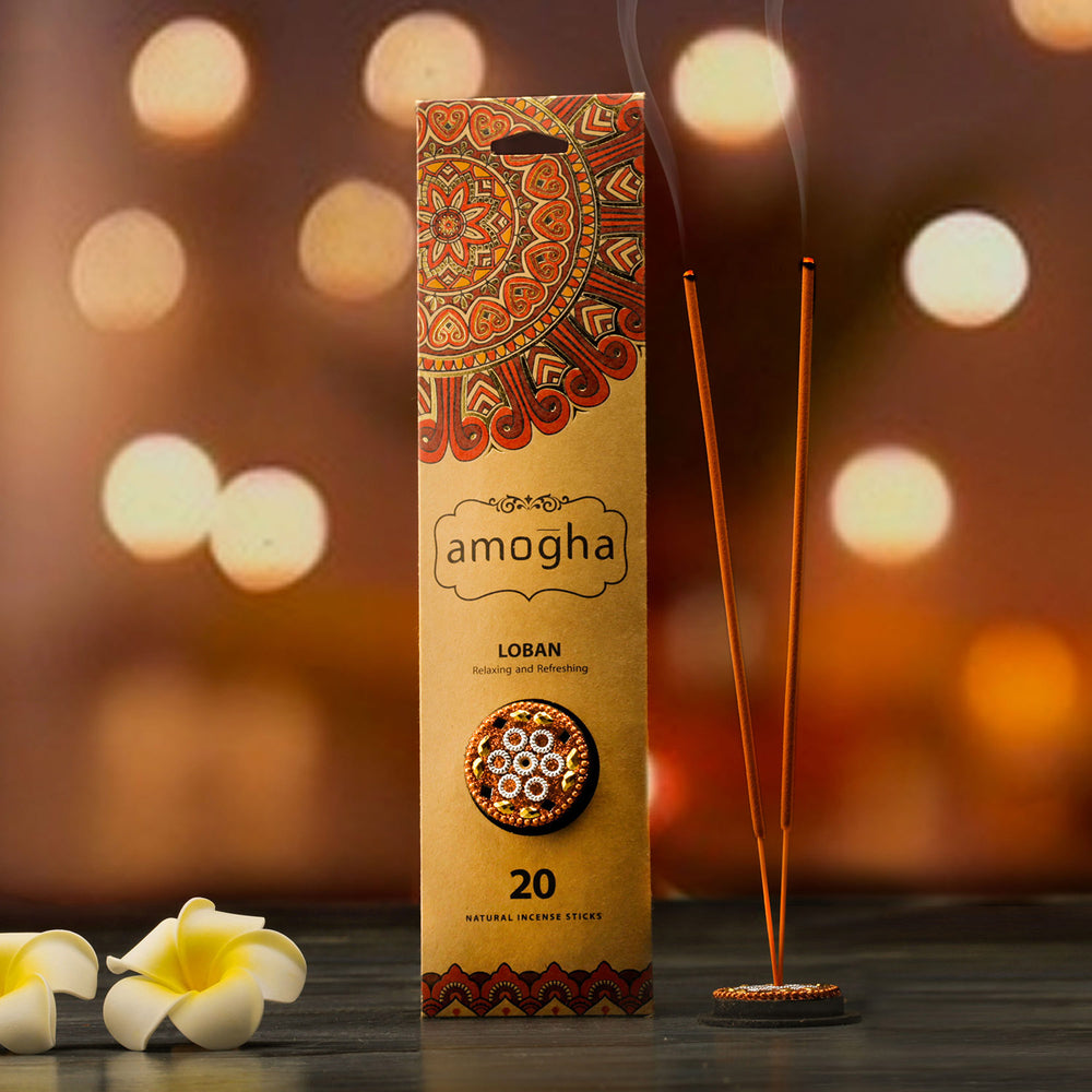 IRIS Amogha Loban Fragrance Incense Sticks Pack of 20