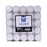IRIS Unscented Tea Lights Pack of 100- White