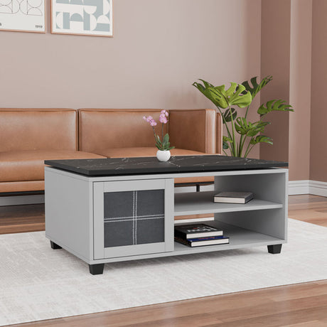 Nilkamal iris Center Table Grey