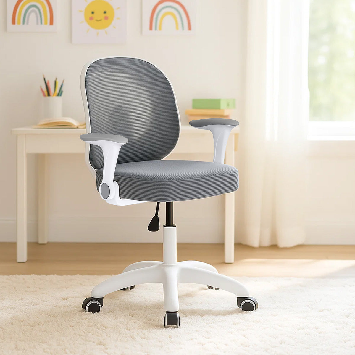 Slavic Astronaut Themed Kids Chair- Grey