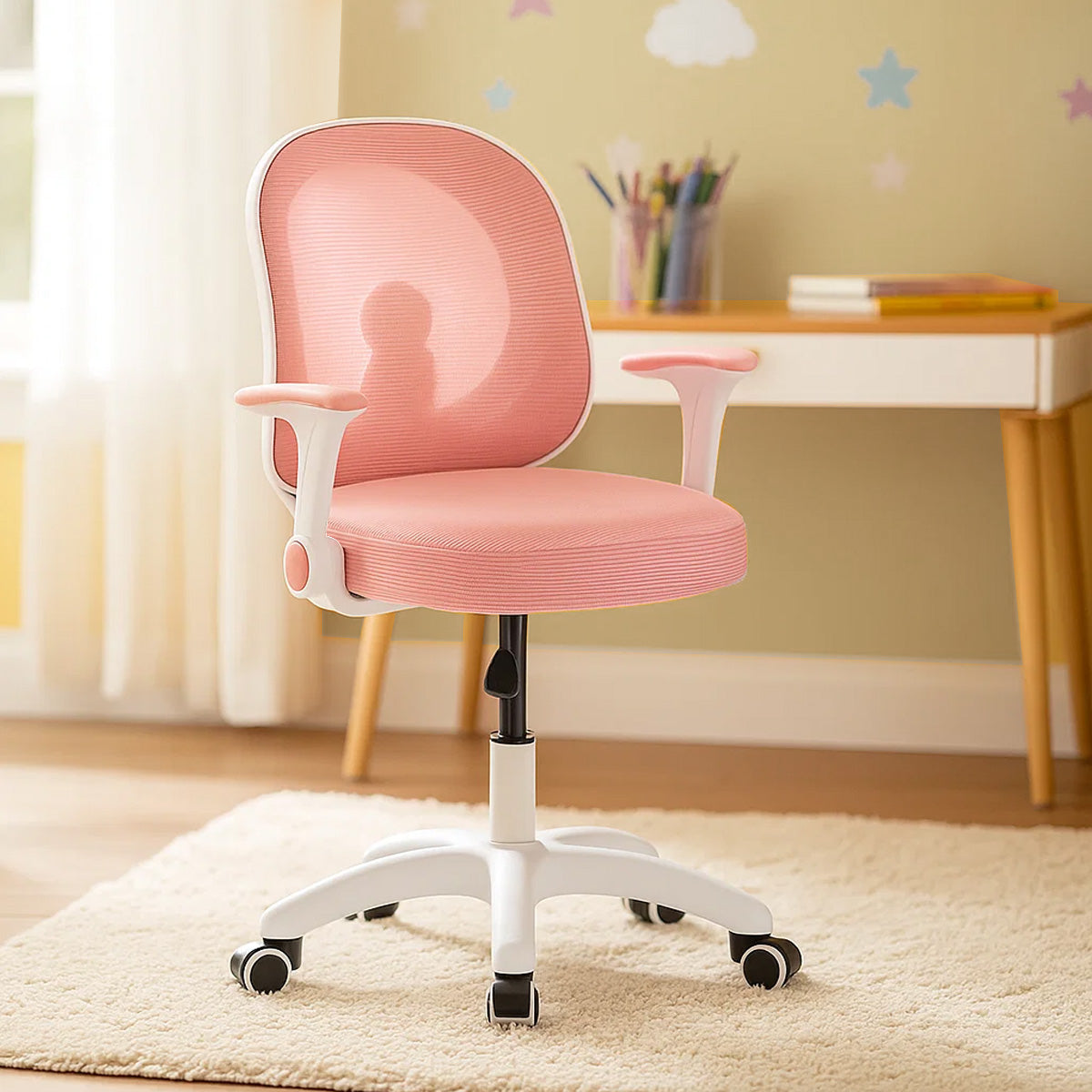 Slavic Astronaut Themed Kids Chair- Pink