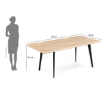 6 Seater Trava Marble Dining Set with Quado Base and Linzy Chairs- Travertine