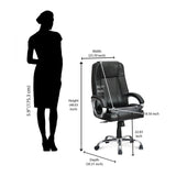 Kyoto High Back Office Chair - Black