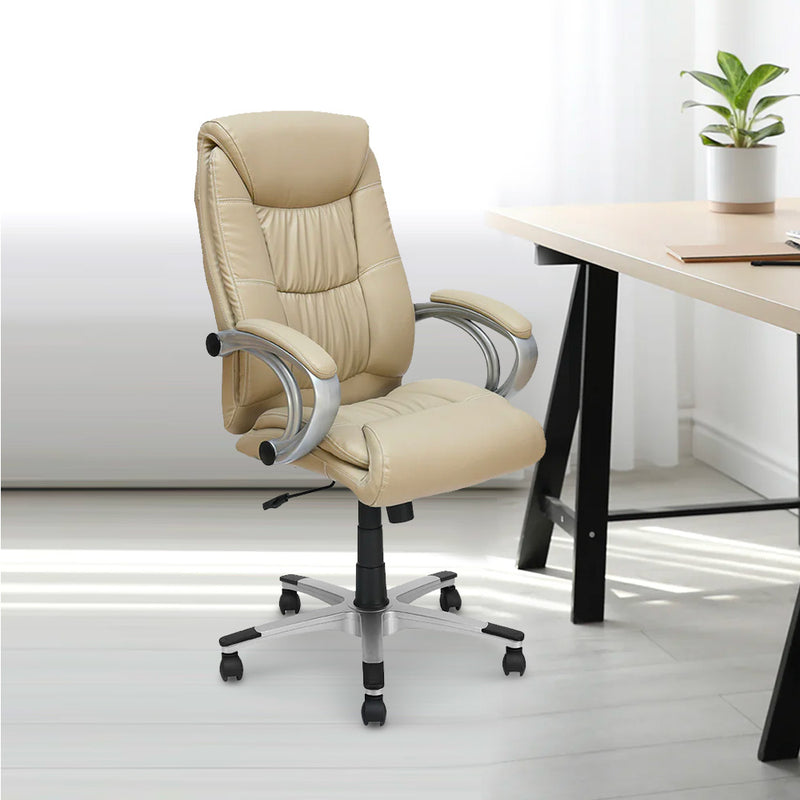 Nilkamal Libra High Back Soft Leatherette Office Chair - 01