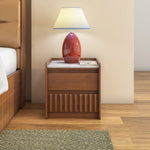 Linea Night Stand- Honey Walnut