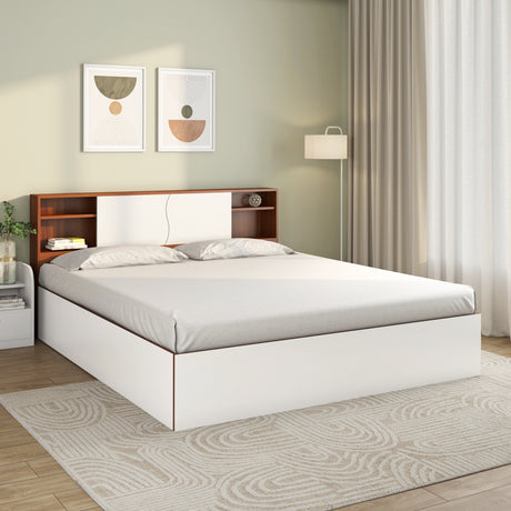 Nilkamal Malcom Max Engineerd Wood Bed With Box Storage - 02
