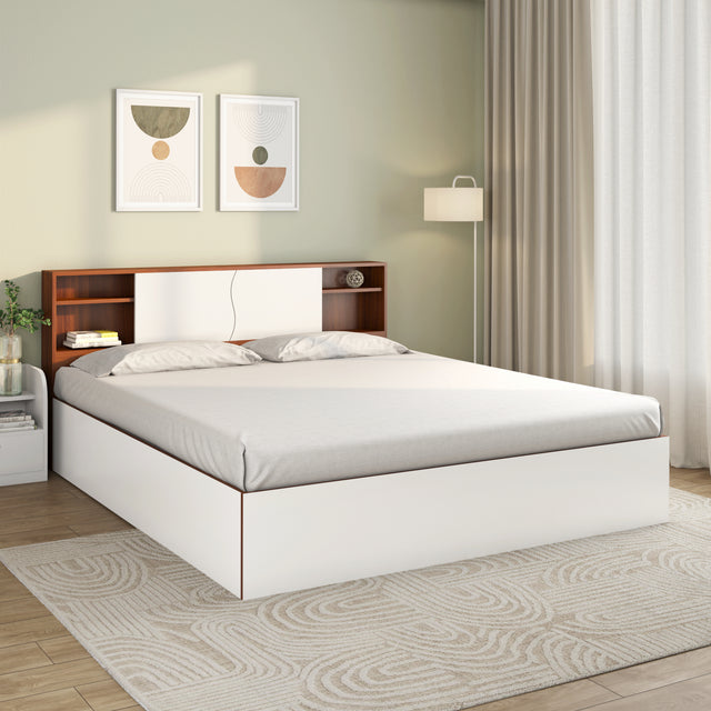 Nilkamal Malcom Max Engineerd Wood Bed With Box Storage - 02