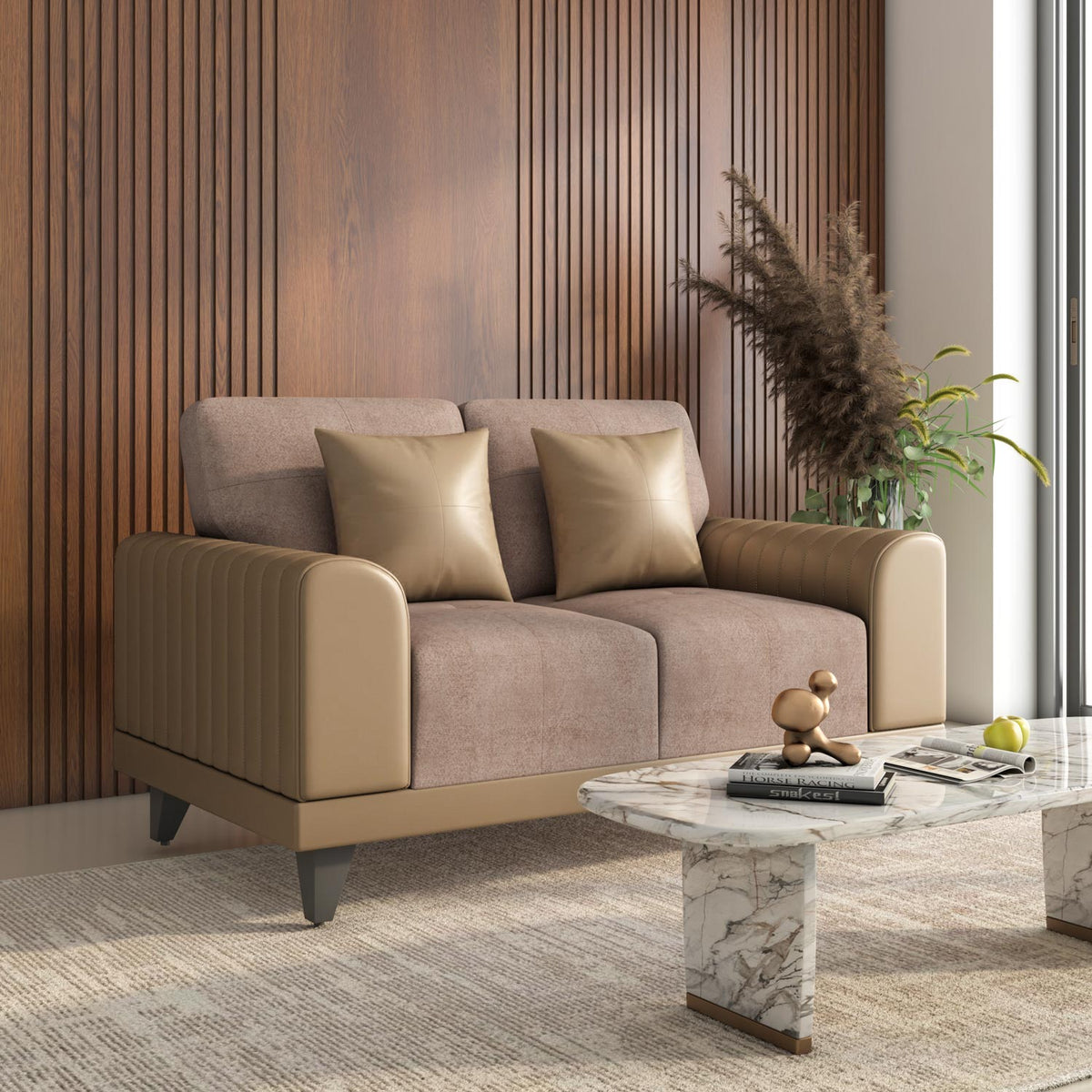 Melody 2 Seater Sofa- Beige