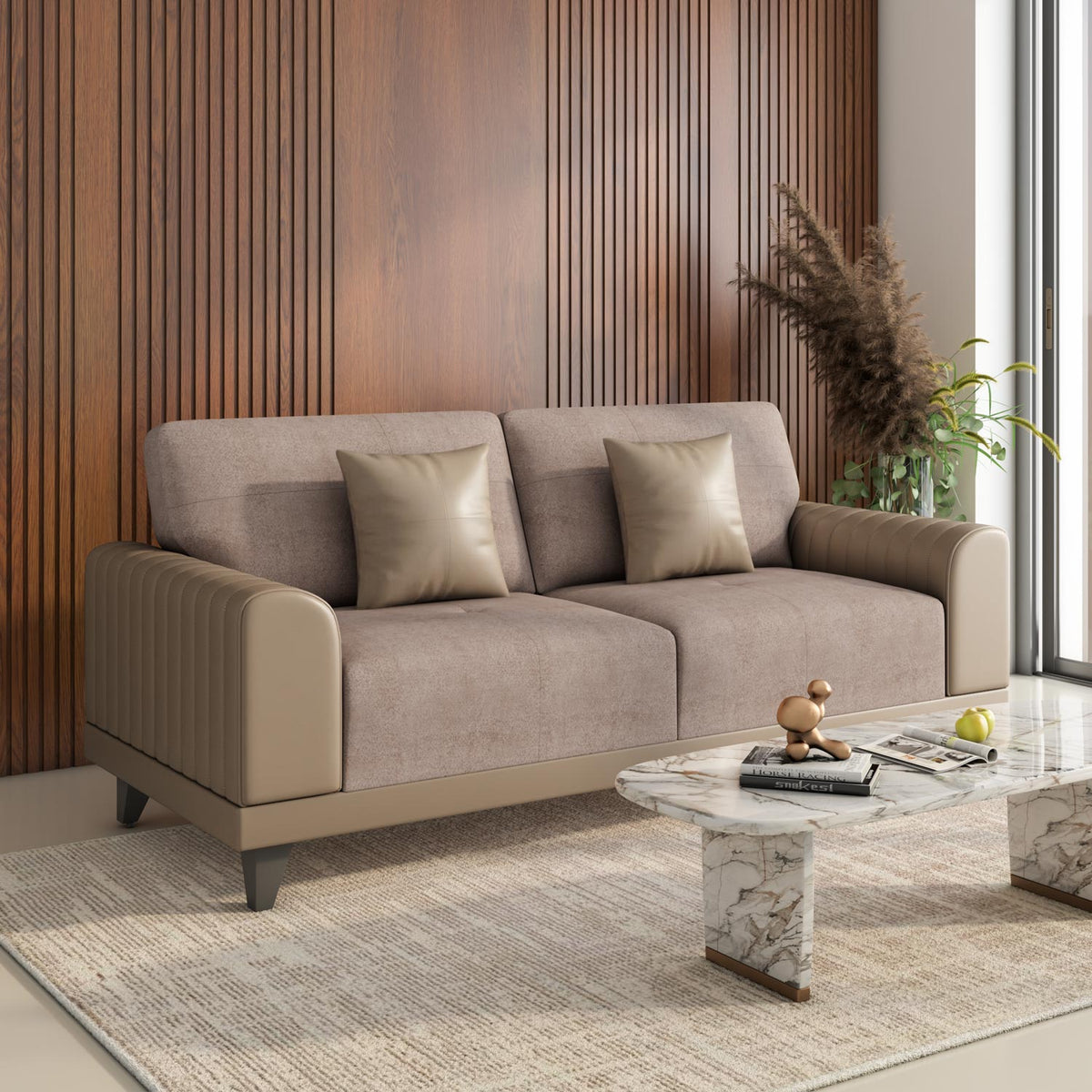 Melody 3 Seater Sofa- Beige