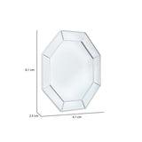 Honeycomb Hexagonal Decorative Mirror- Silver