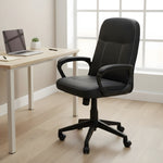 Mayor Mid Back Office Chair- Black