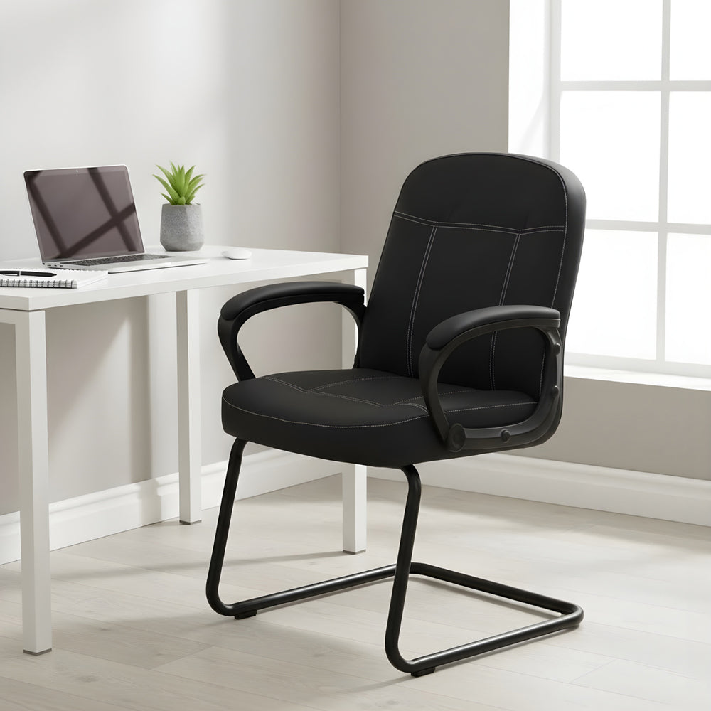 Mayor Visitor Chair- Black