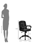 Mayor Low Back Office Chair- Black
