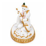 Vandanam Decorative Radha Krishna Showpiece- White & Gold