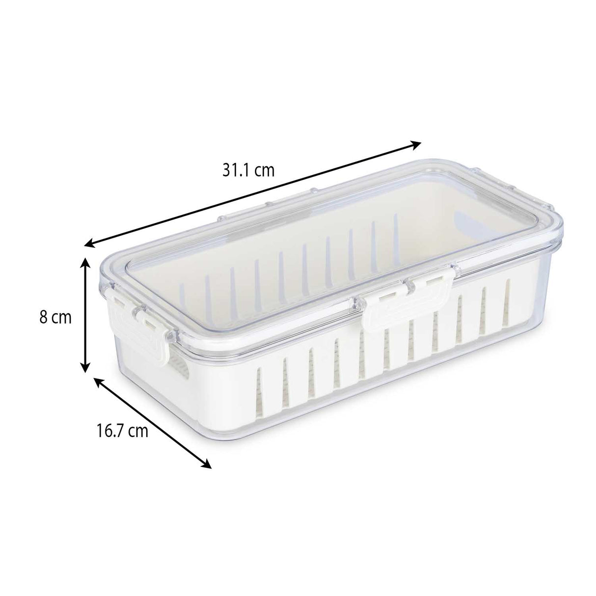 Rectangular Storage Cannister- Cream