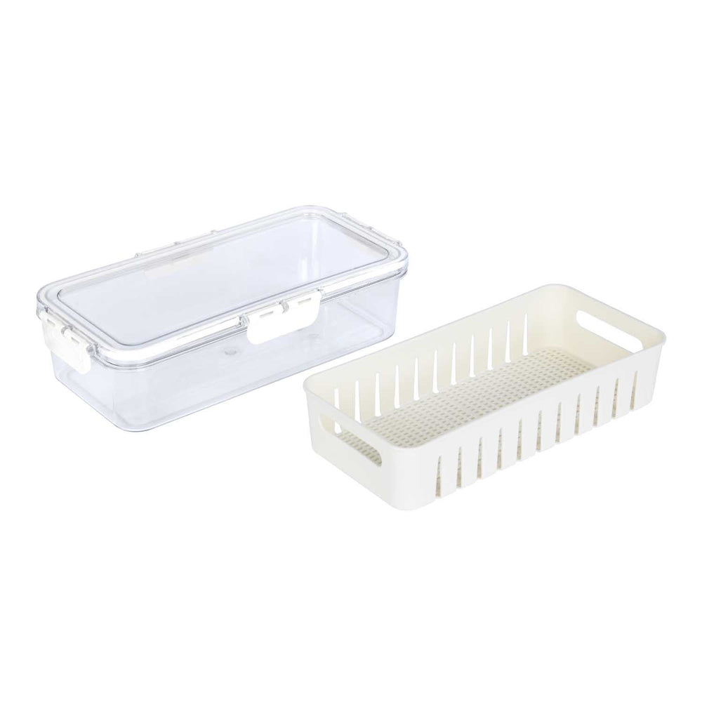 Rectangular Storage Cannister- Cream