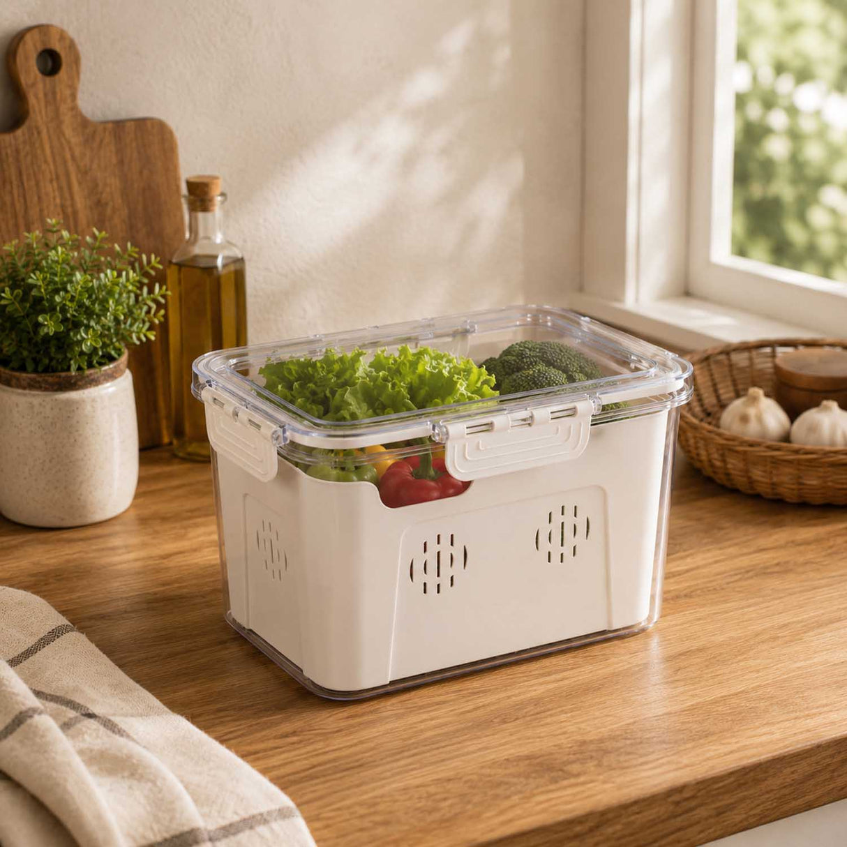 Multipurpose Storage Cannister- Cream