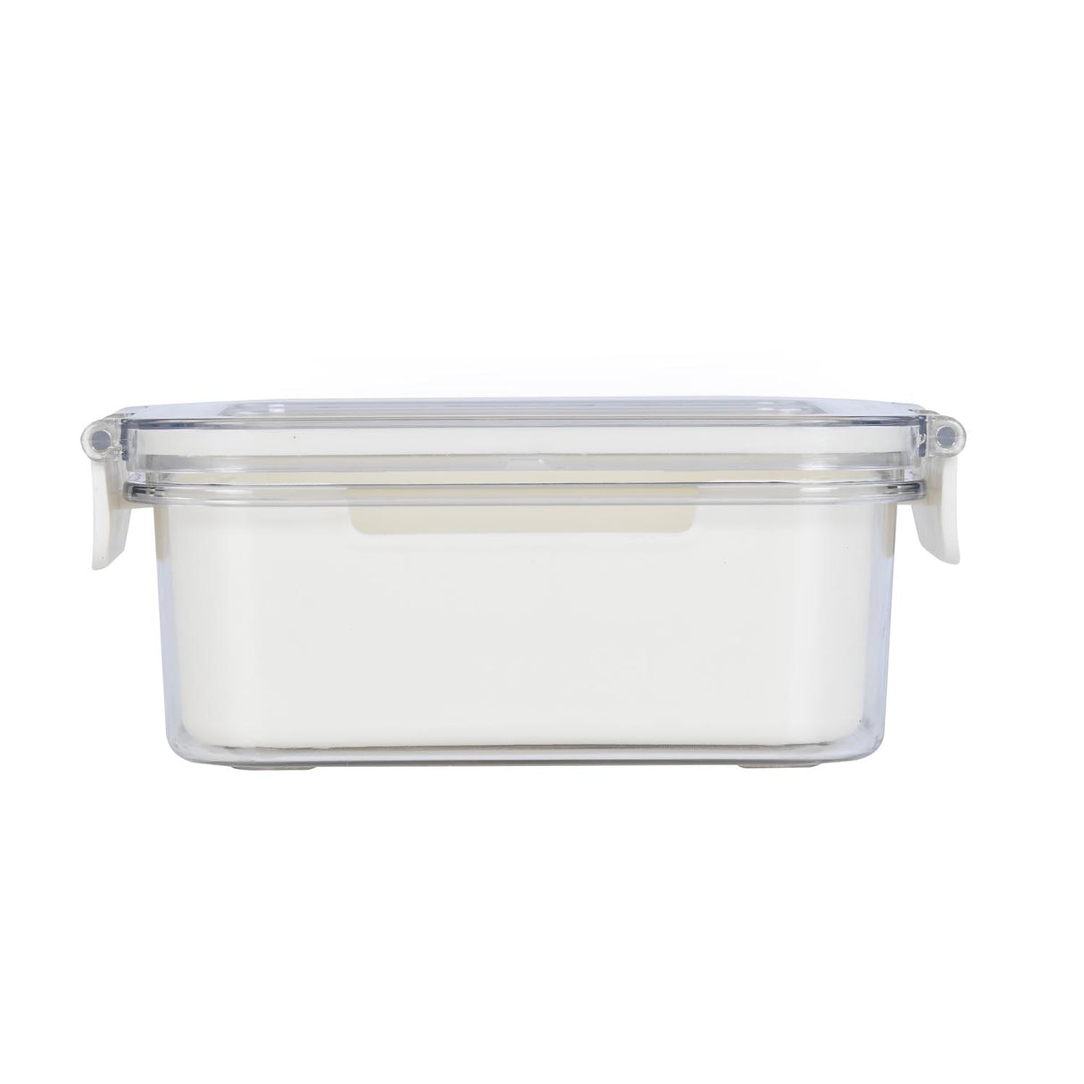 Rectangular Storage Cannister with Lid- Cream