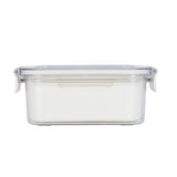 Rectangular Storage Cannister with Lid- Cream
