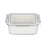 Rectangular Storage Cannister with Lid- Cream