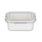 Rectangular Storage Cannister with Lid- Cream