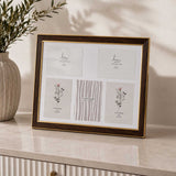 Five Pics Photo Frame- Brown, 5 x 7 Inch