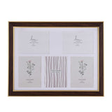 Five Pics Photo Frame- Brown, 5 x 7 Inch