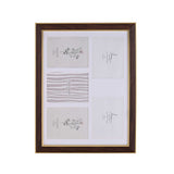 Five Pics Photo Frame- Brown, 5 x 7 Inch