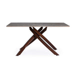 Polaris Ceramic Top Center Table- Brown