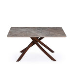 Polaris Ceramic Top Center Table- Brown
