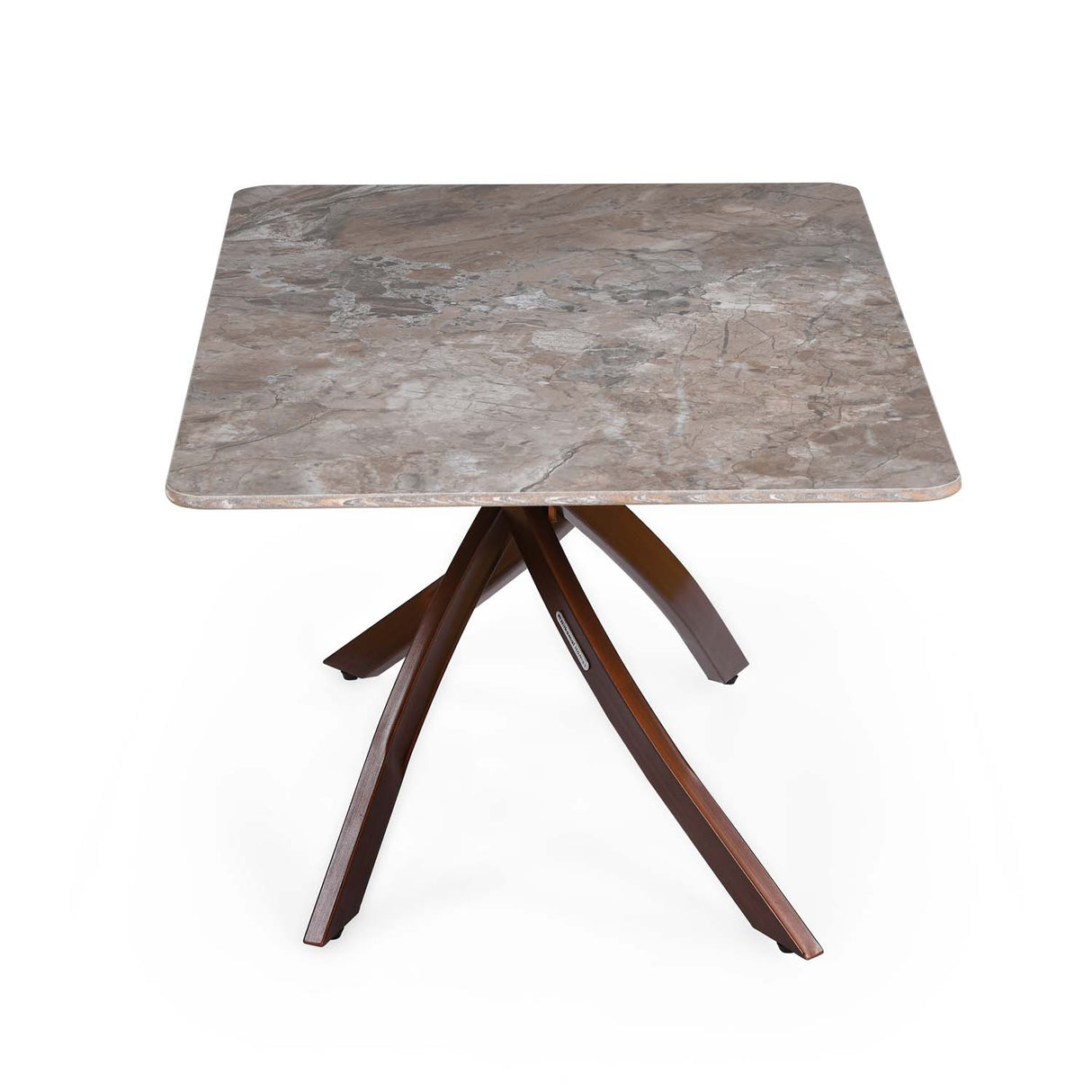Polaris Ceramic Top Center Table- Brown